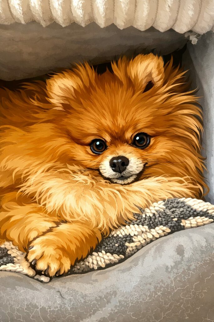 cartoon usoa - poms de la lezardiere