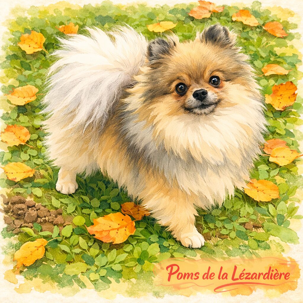 dessin-ambre-poms de la lezardiere