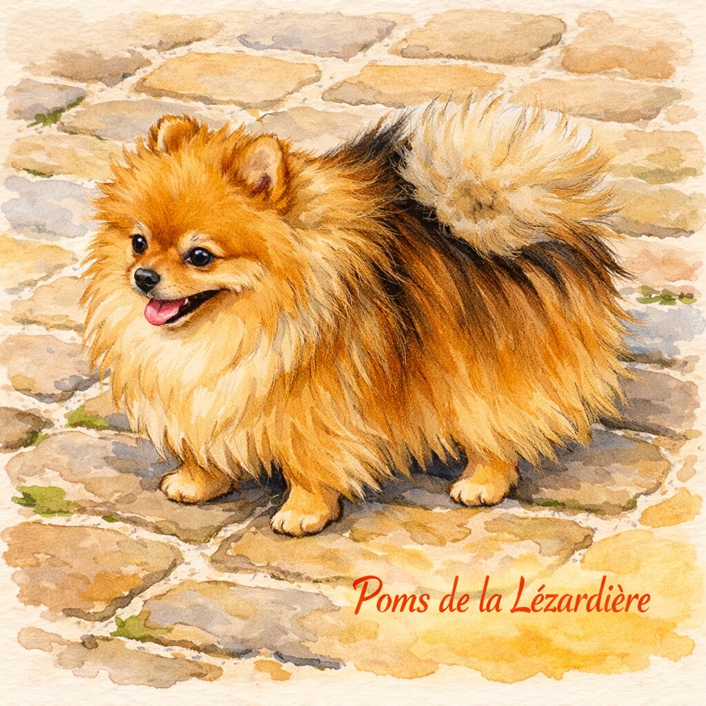 dessin-pom-poms de la lezardiere
