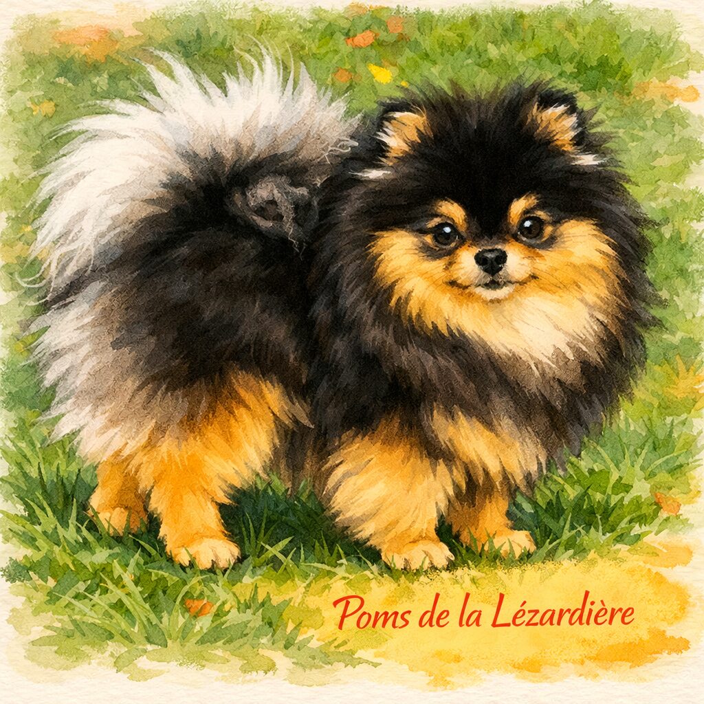 dessin-sati - poms de la lezardiere